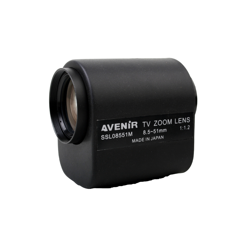  8.5-51mm Motor Zoom Lens Electrical Zoom Lens for CCTV Camera 